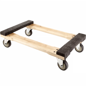 Carpet-Covered Wood Dolly